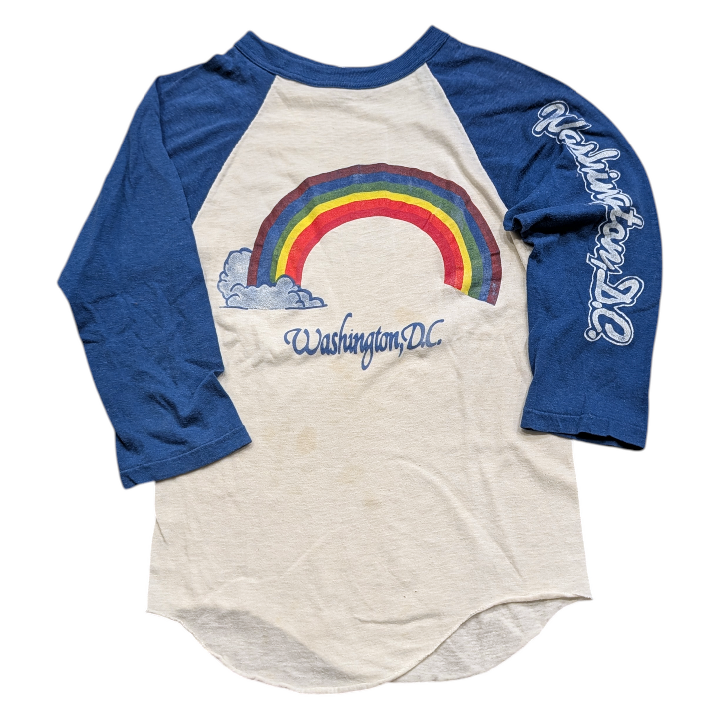 70's/80's Rainbow Washington DC Ragland t shirt