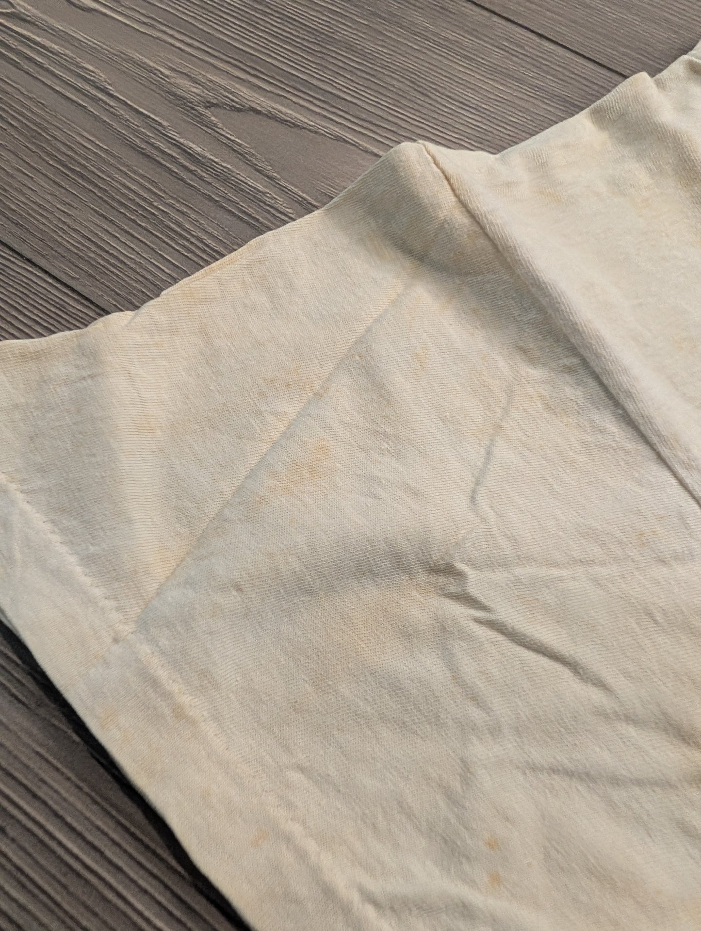 70s Fruit of the Loom Basic Round Neck Distressed Short Sleeve T-Shirt