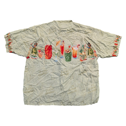 It's 5 O'clock Somewhere AOP Big Dogs Button Up Shirt