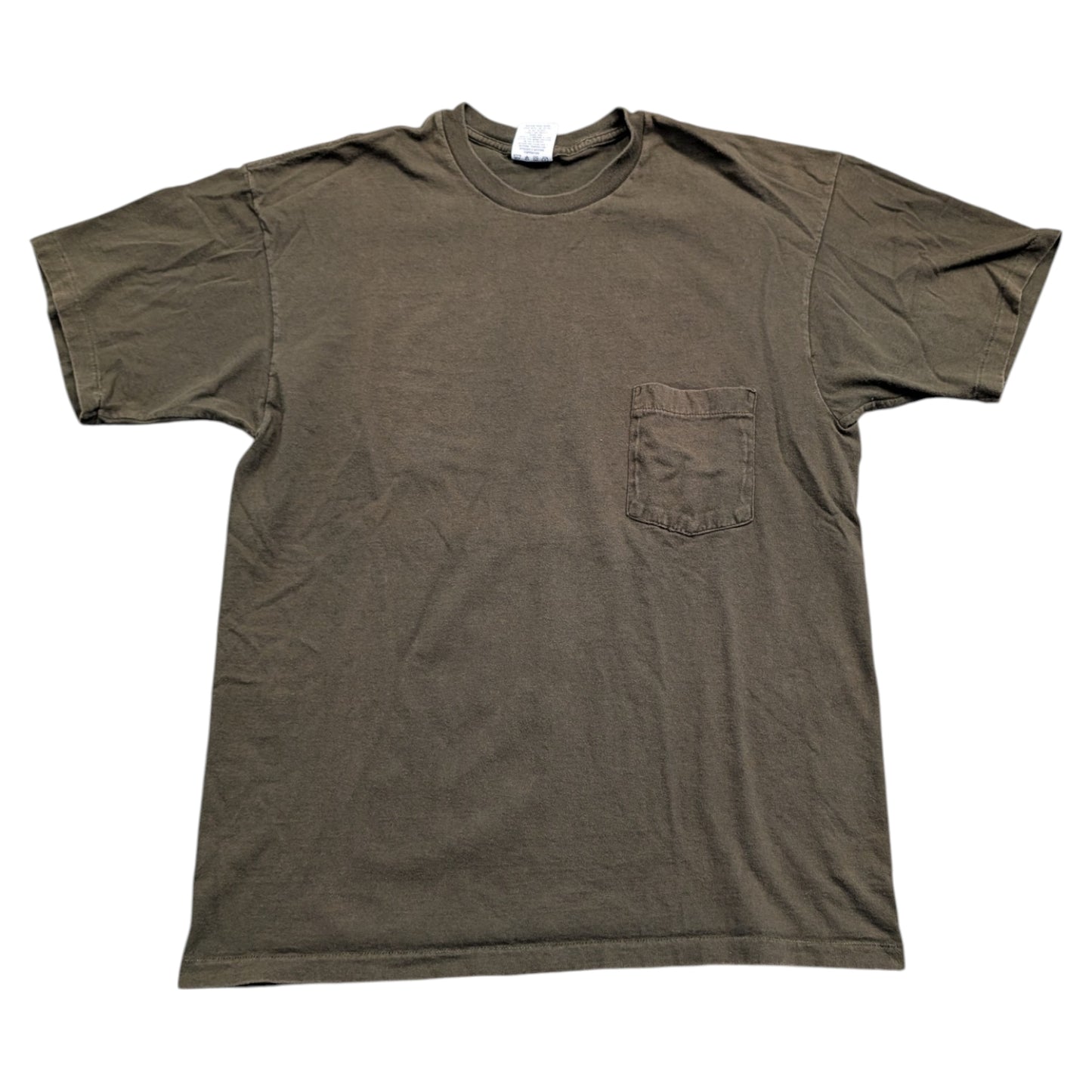 90s GAP Shortsleeve Solid Green Pocket T Shirt