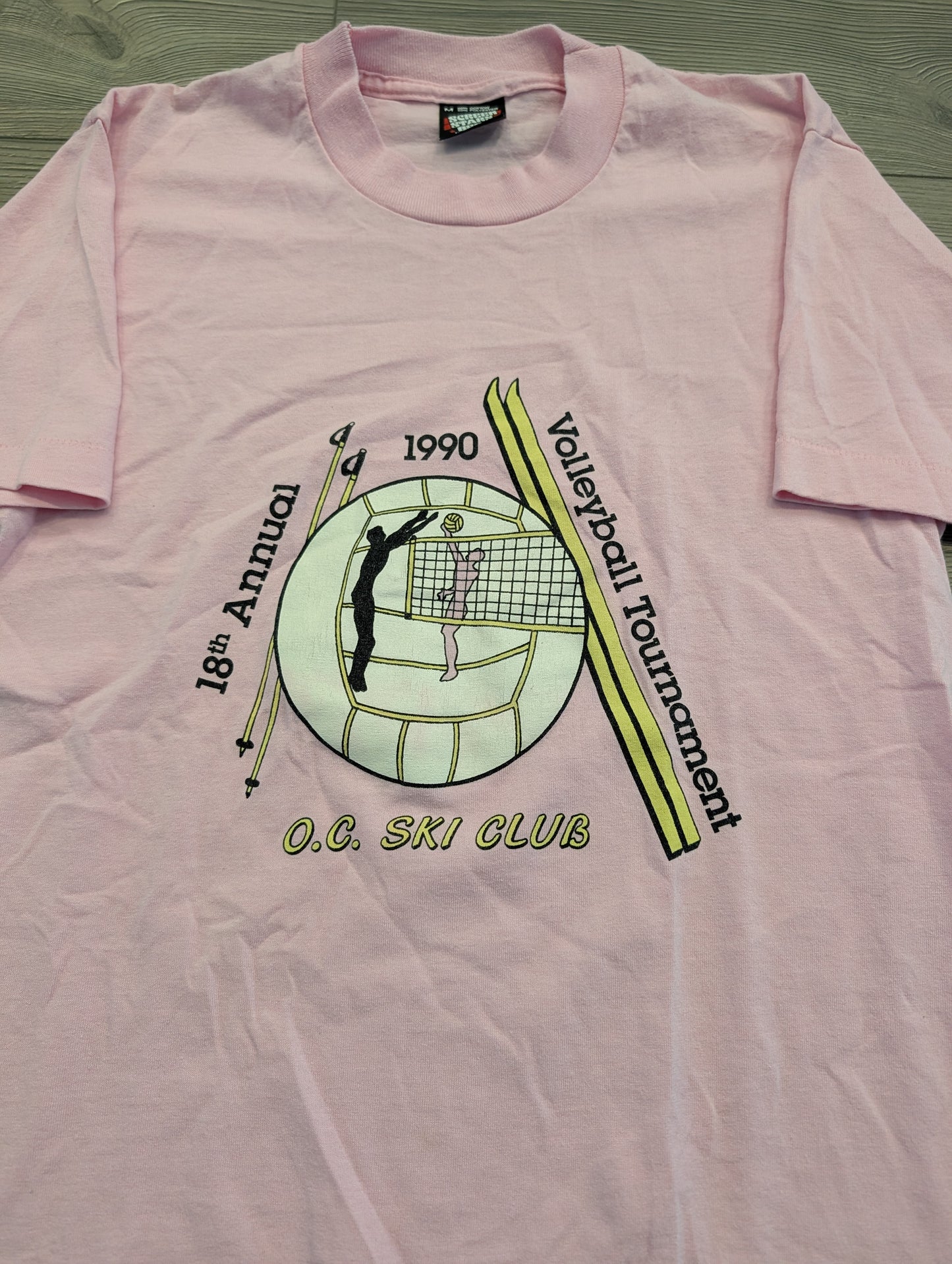 1990 O.C Ski Club Volleyball Tournament T shirt