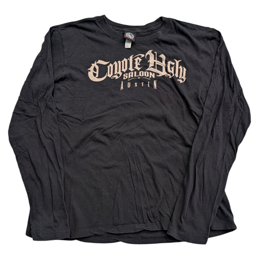 Y2K Women's Coyote Ugly Saloon No Angel Long Sleeve T shirt