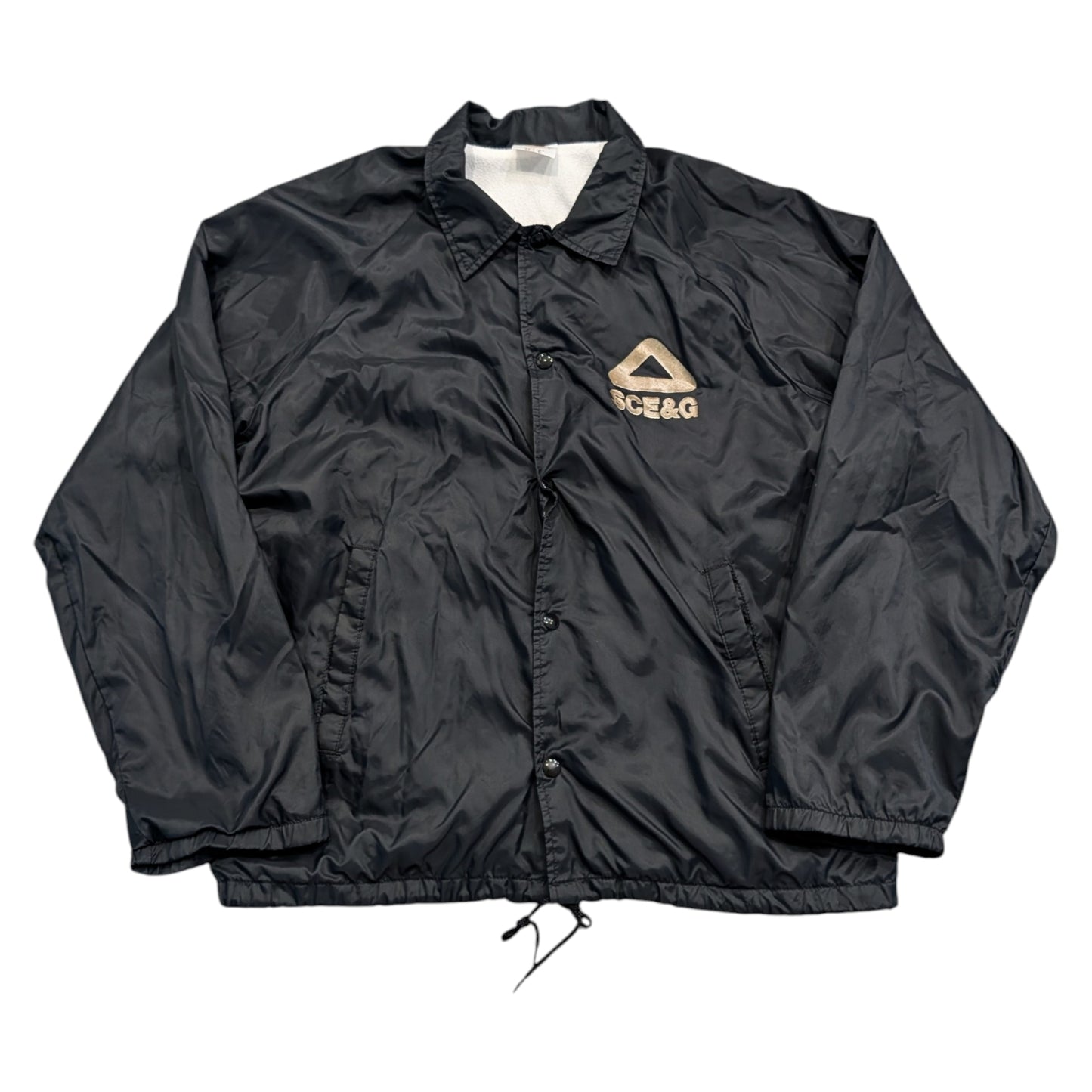 1994 "Accident  Free" SCE&G Satin Nylon Windbreaker