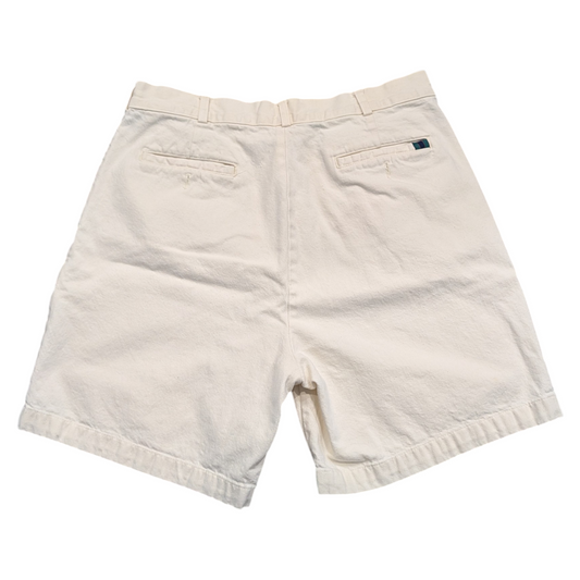 80s/90s Colours by Alexander Julian Pleated Twill Long Shorts