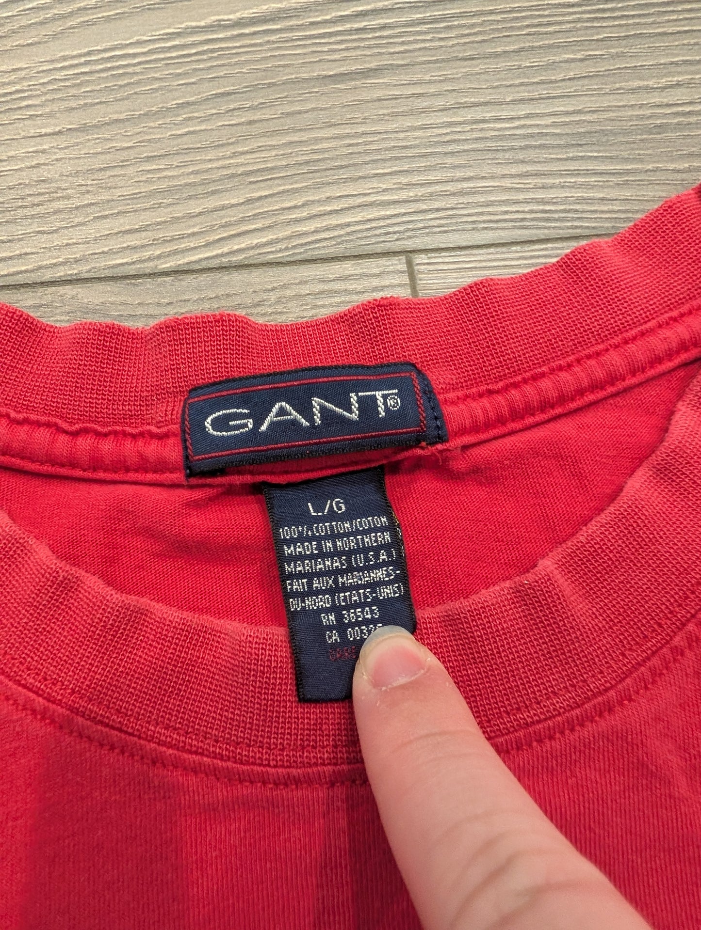Y2K Gant USA Short Sleeve T Shirt