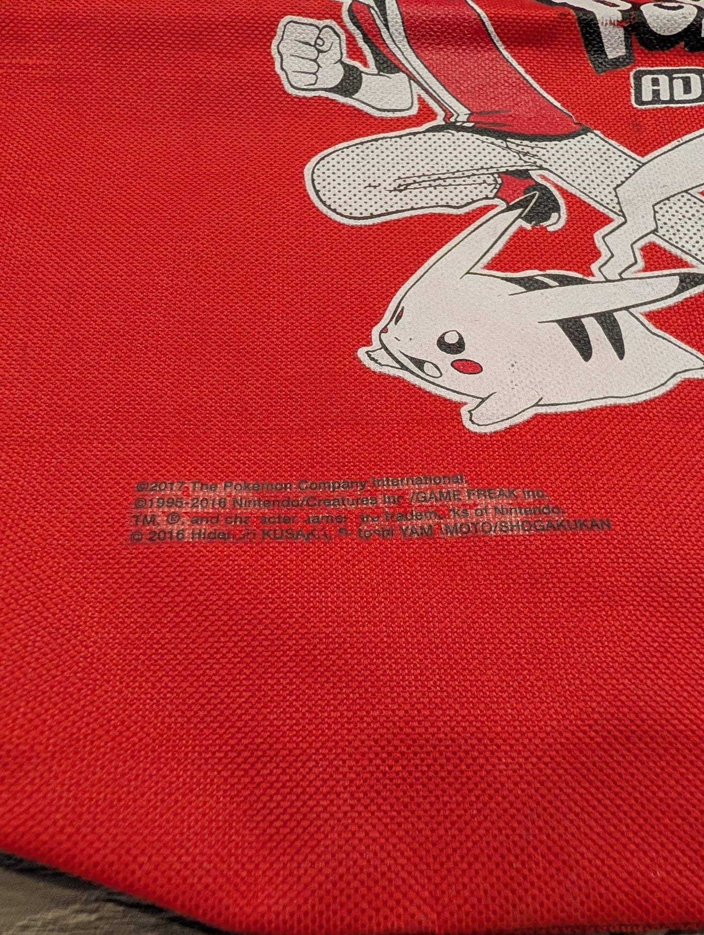 2017 Pokemon Adventures Tote Bag