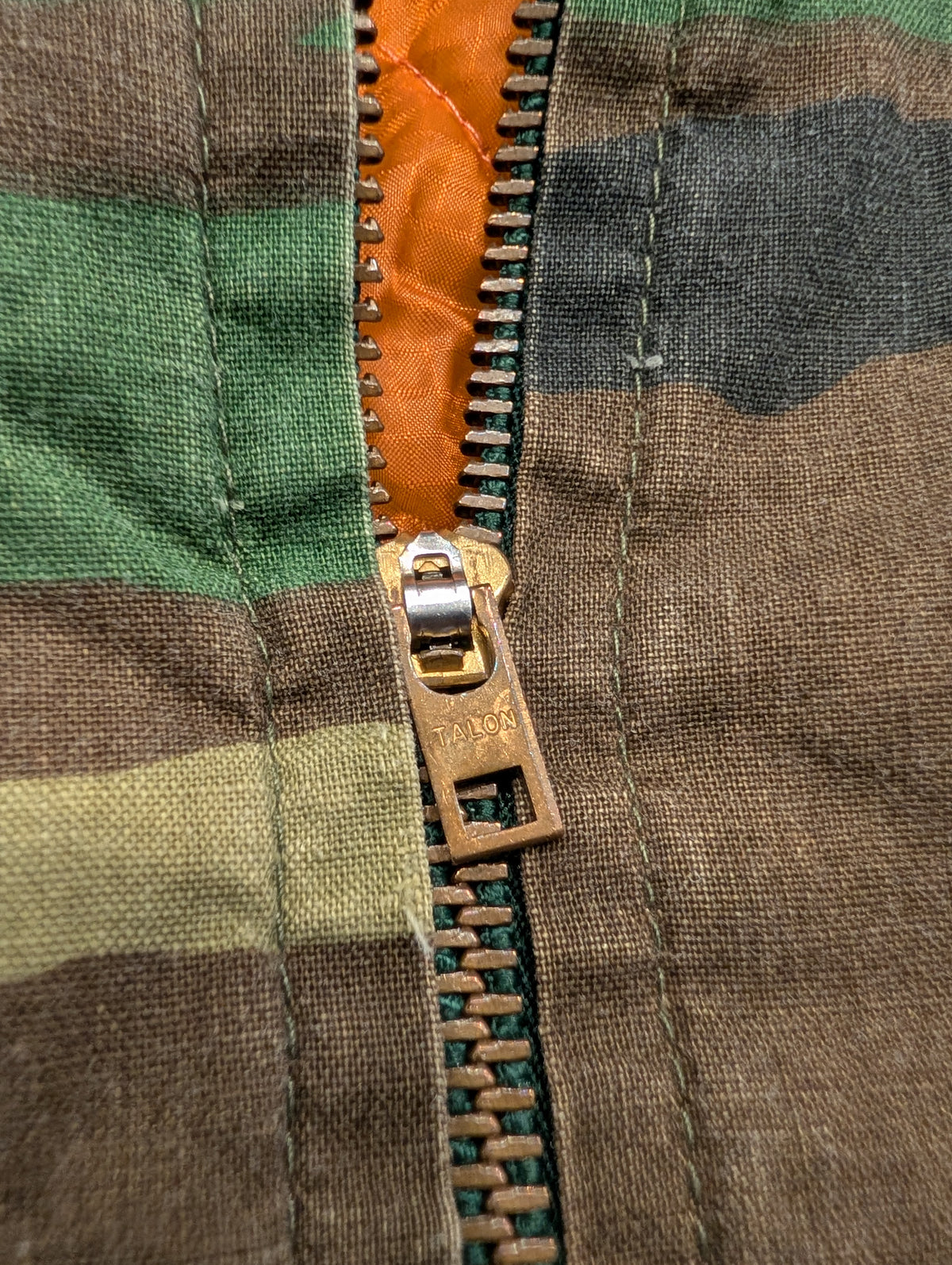 80s Youth Camo Puffy Bomber Jacket