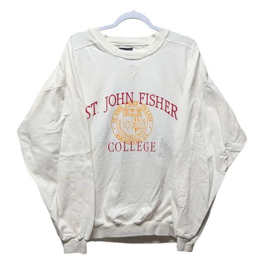 90s St Johns Fisher College Crewneck Sweatshirt