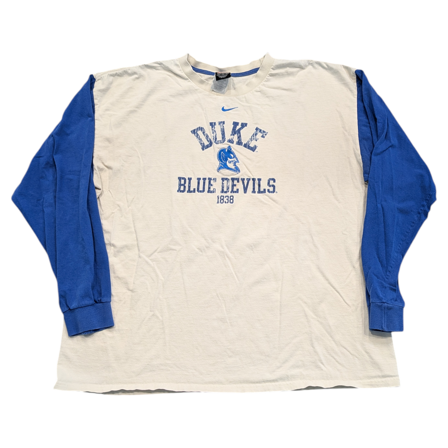 90's/Y2K Nike Duke Center Swoosh long sleeve t shirt