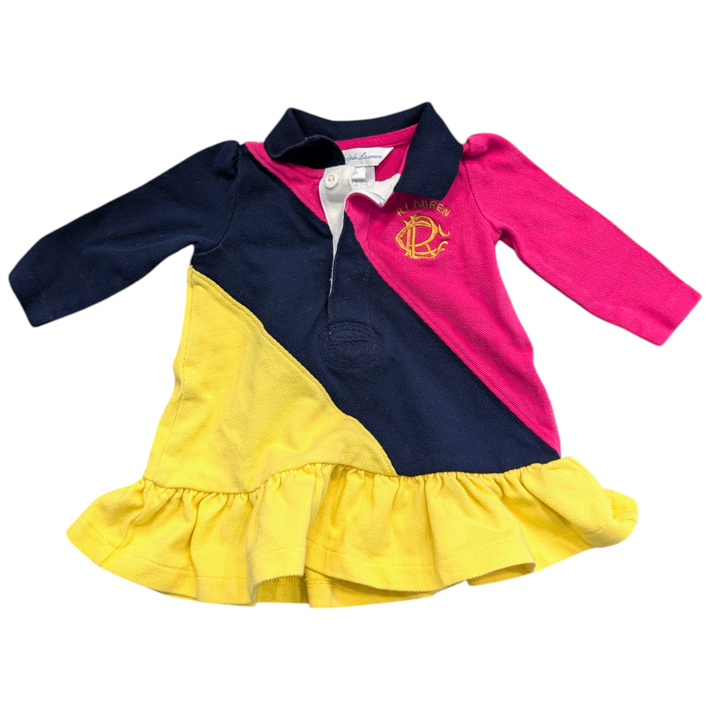 90's Youth Ralph Lauren Polo Striped Dress