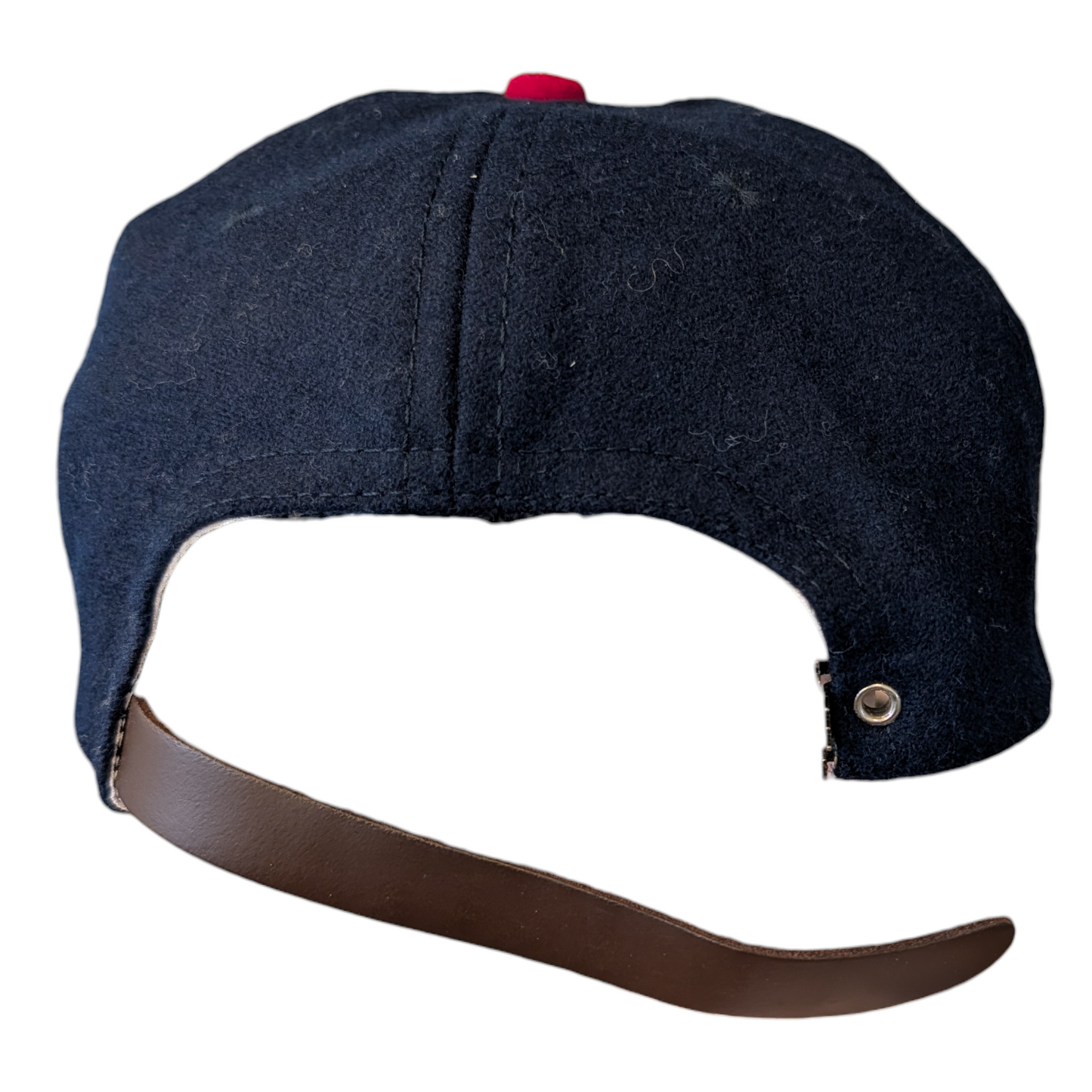 90's Wool Hartford Chiefs Varsity Style Leather Strapback Hat