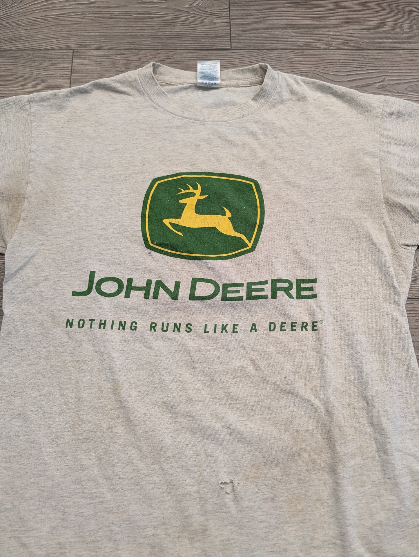 Y2K John Deere Tractor T shirt