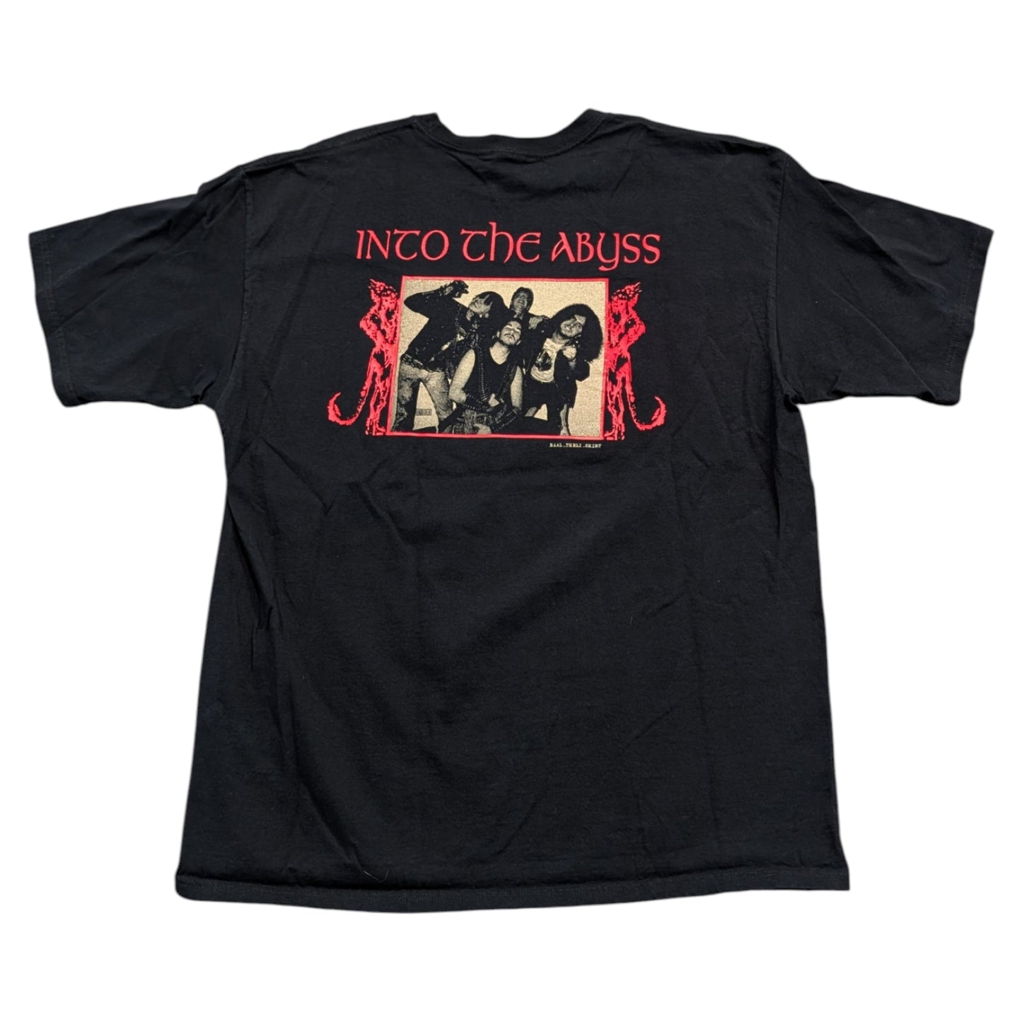 Mid 2000s Poison Into The Abyss Metal Band T shirt