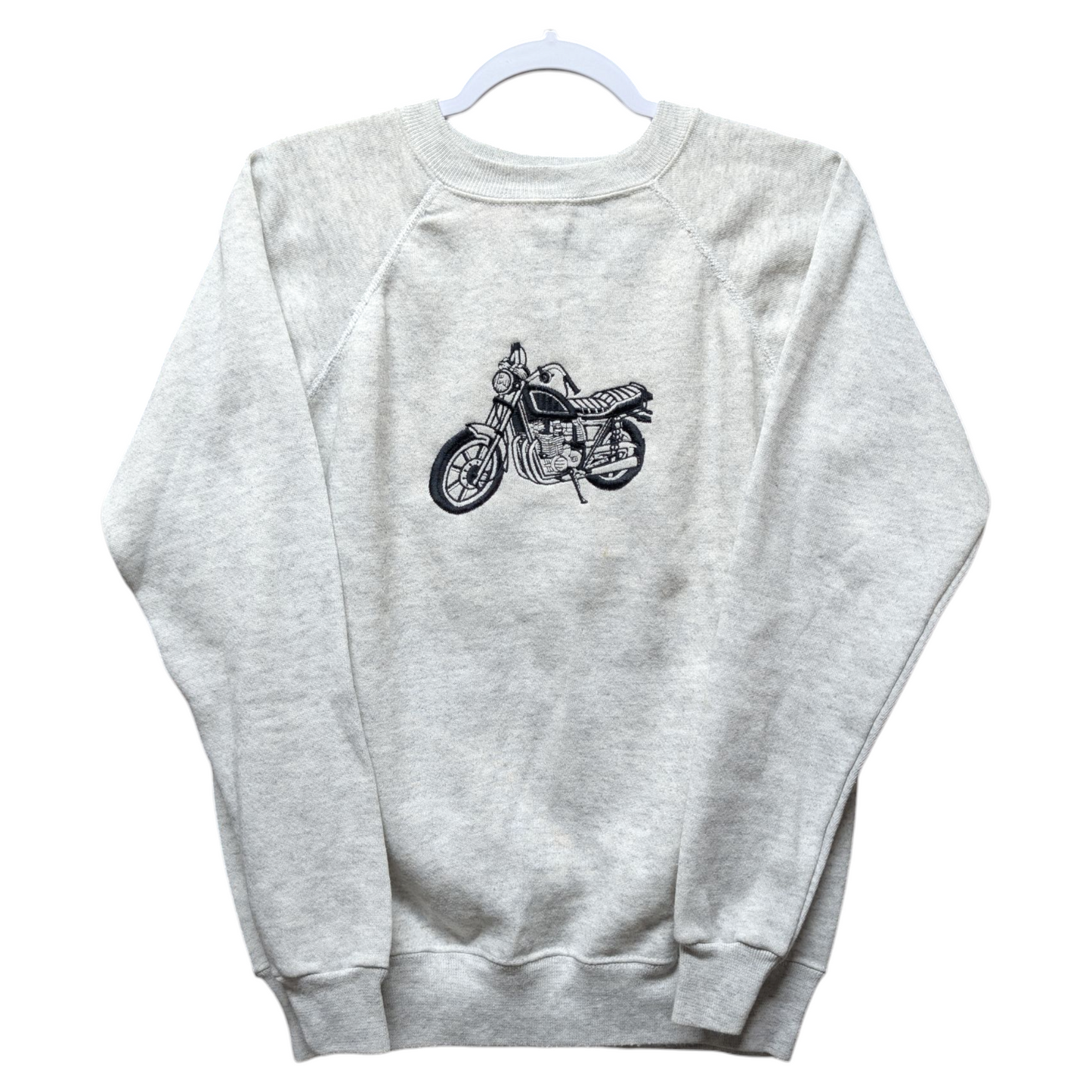 90s Embroidered Motorcycle Crewneck Sweatshirt