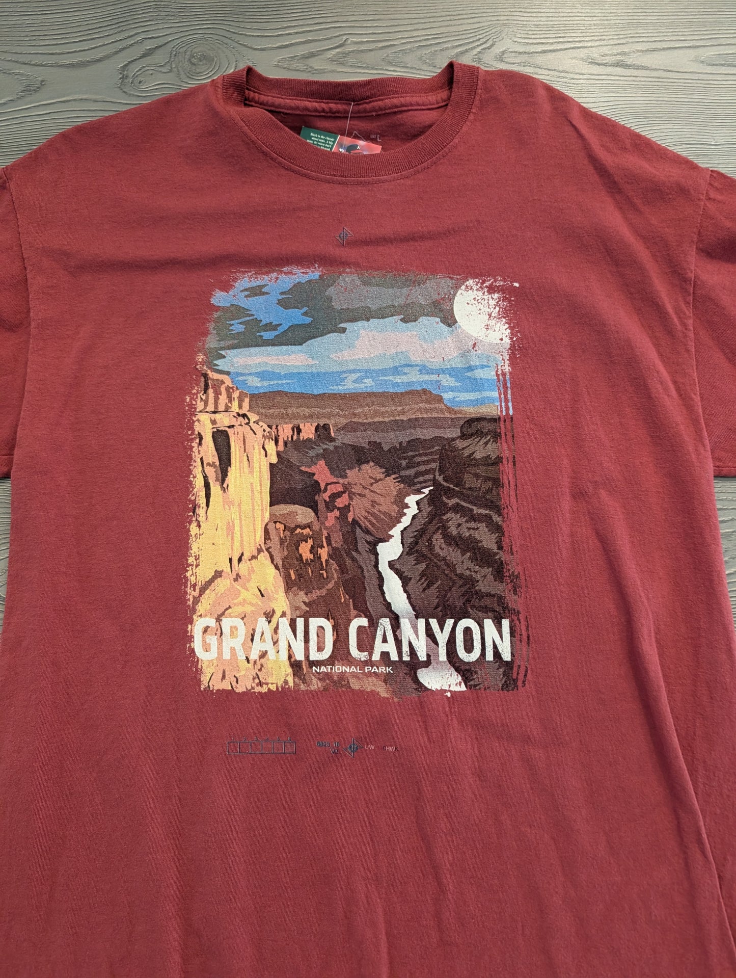 Mid 200's Grand Canyon The Mountain Test print Tee shirt