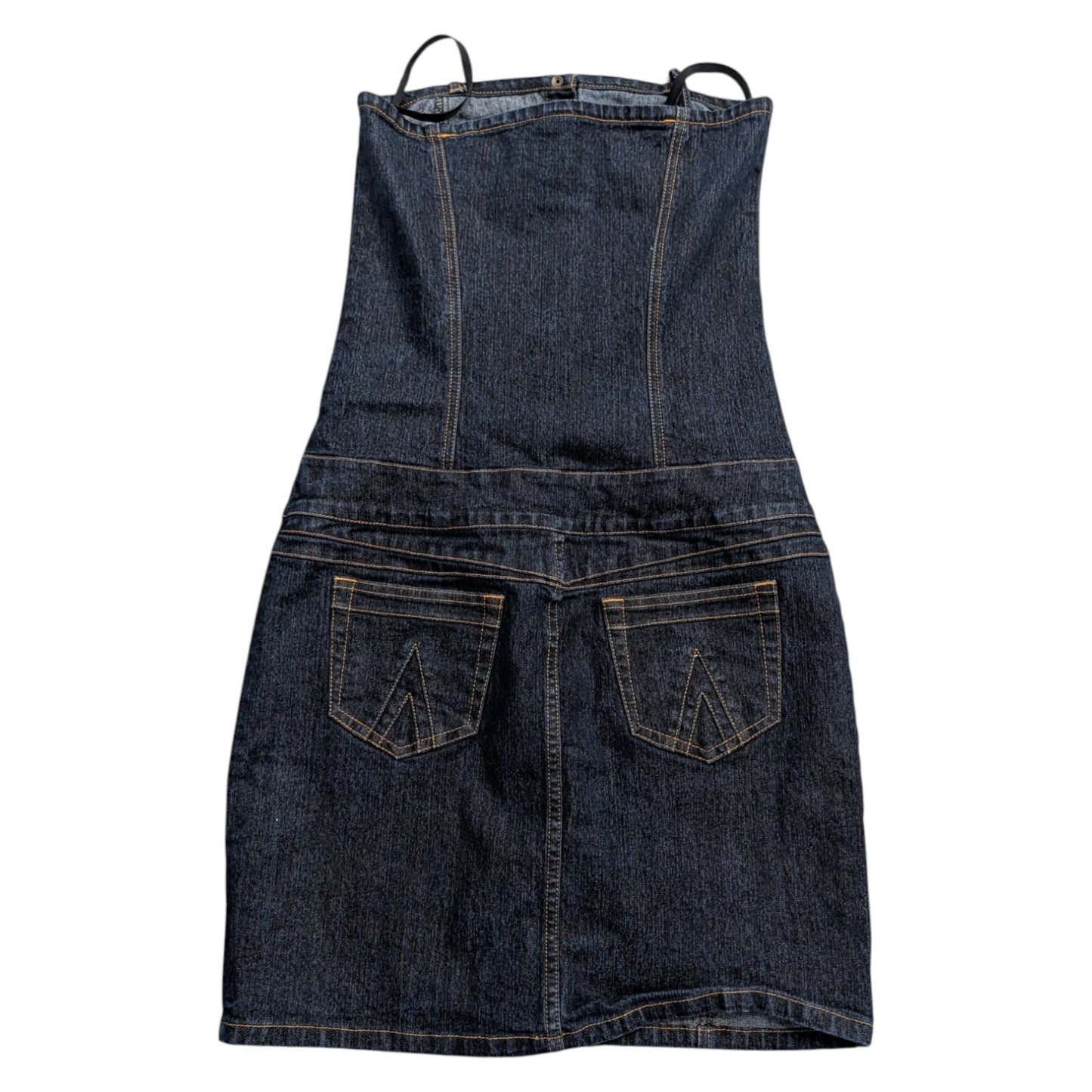 Y2K Women's FUBU Denim Fitted Dress