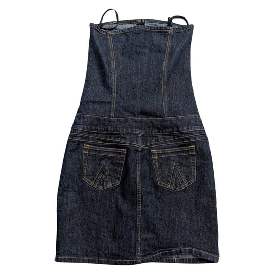 Y2K Women's FUBU Denim Fitted Dress