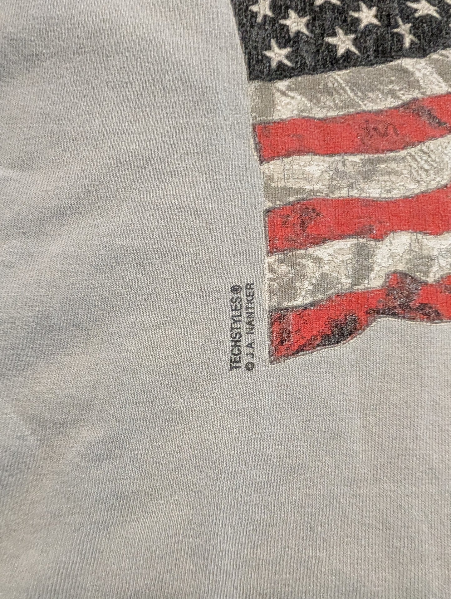 90's/ Y2K American Flag with American Buffalo T shirt