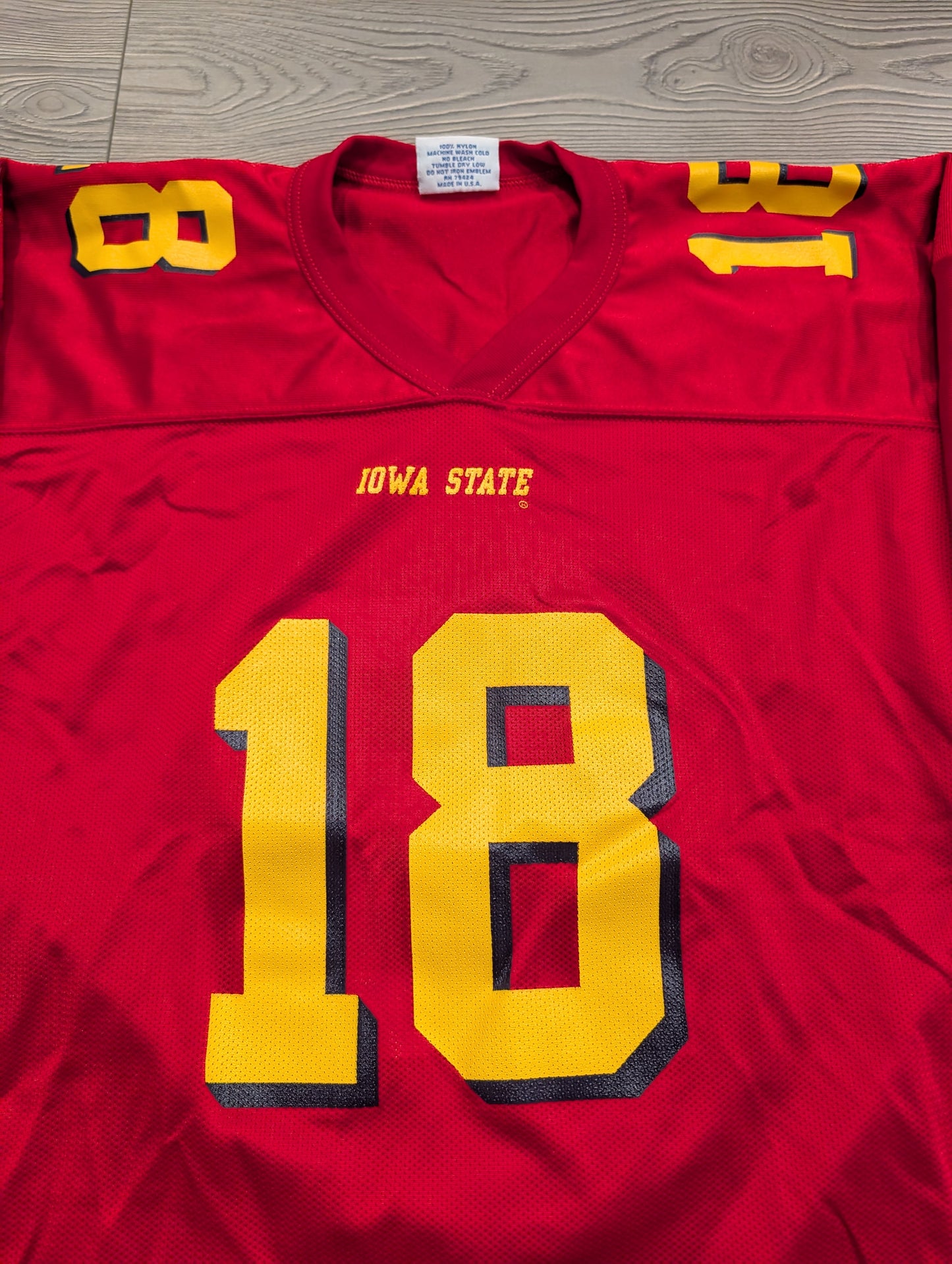 90s Youth Dan McCarney Iowa State Football Jersey