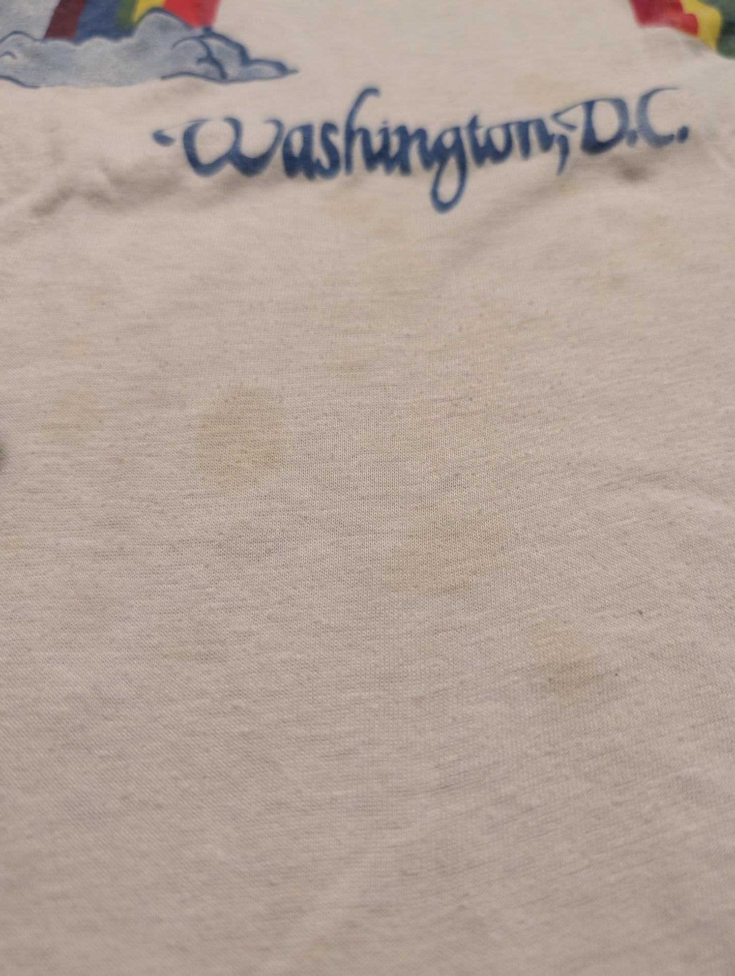 70's/80's Rainbow Washington DC Ragland t shirt