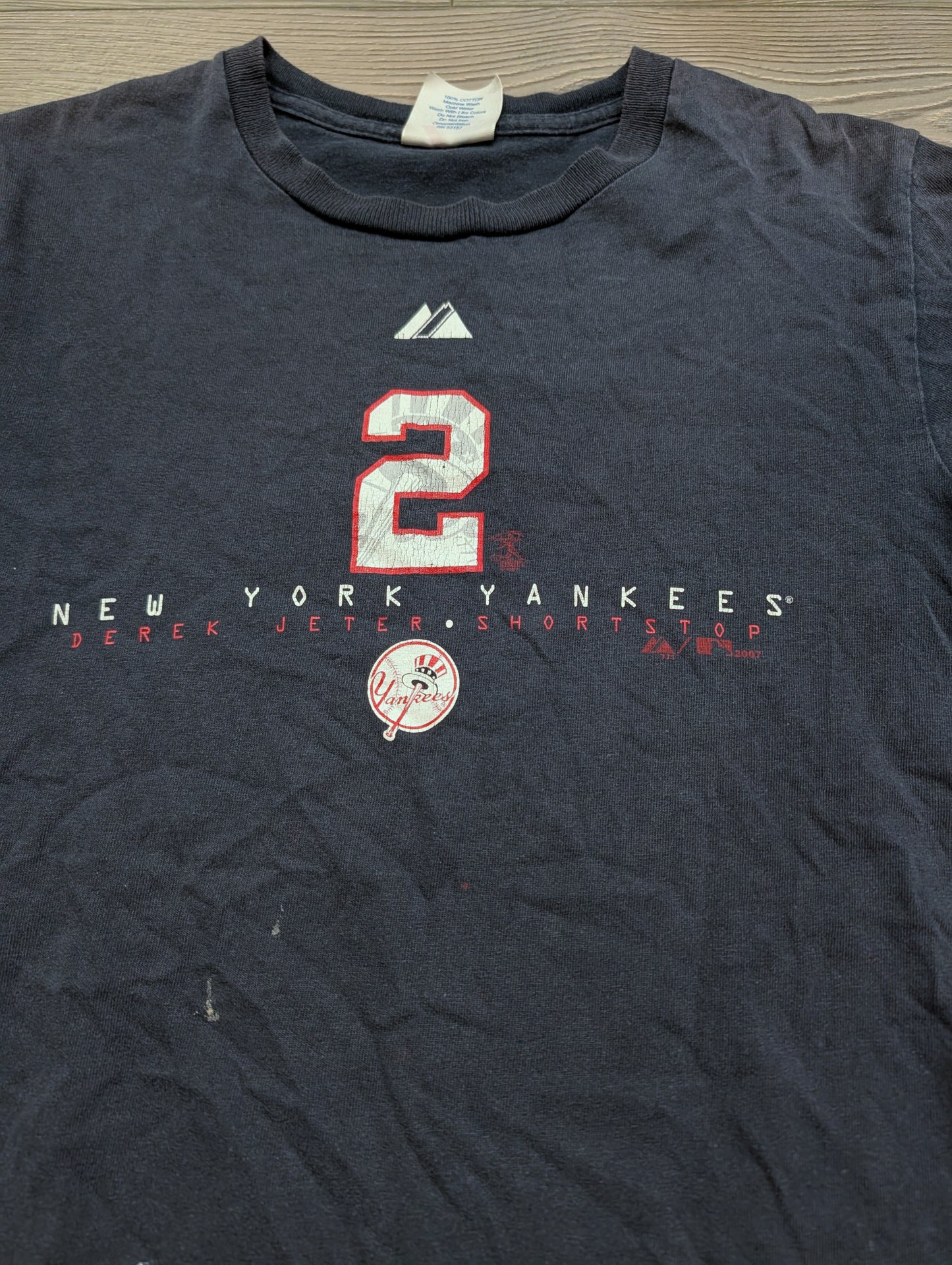 Youth 2007 Derek Jeter New York Yankees T shirt