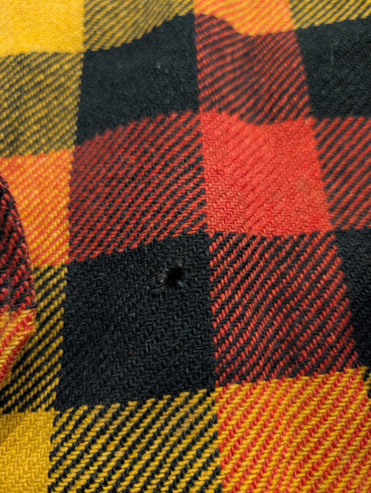 40s/50s Heavyweight Wool Plaid Shirt Jacket