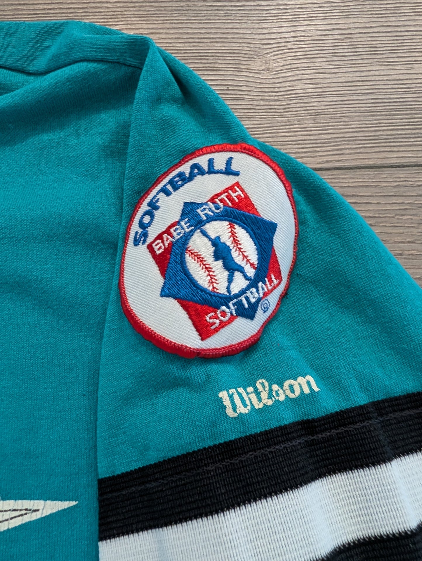 80's Long Valley Lasers Softball Jersey T shirt