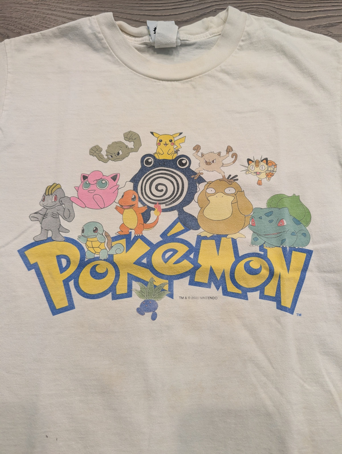 2000 Youth Pokémon Crew of Characters Graphic T-shirt