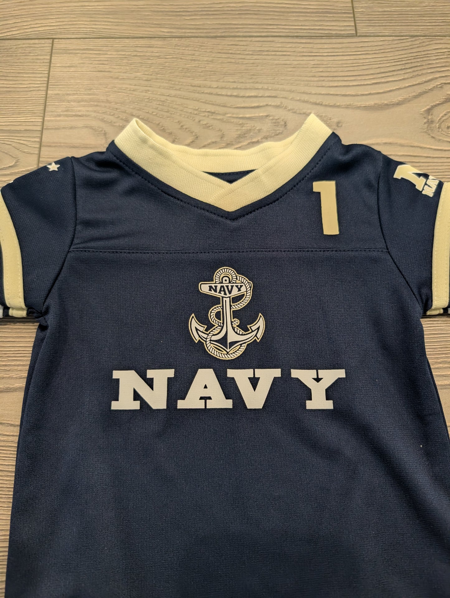 Youth Military Navy Baby One Piece Short Sleeve Jersey