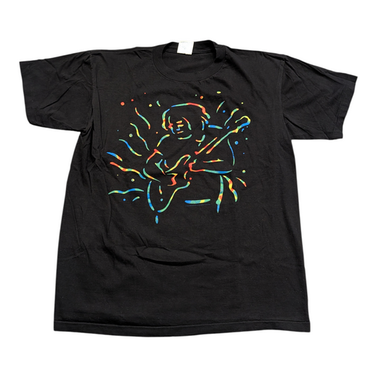 1996 Jerry Garcia Rainbow Scratch Board Graphic T shirt