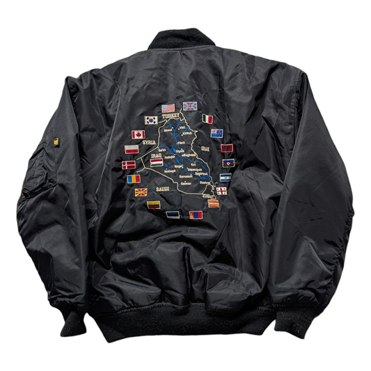 Y2K 2003 Operation Iraqi Freedom Armed Forces Bomber Jacket