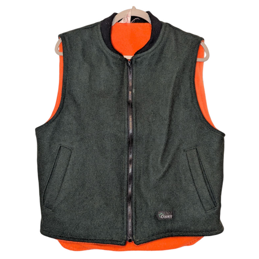 80s Full-zip Codet Wool Hunting Vest