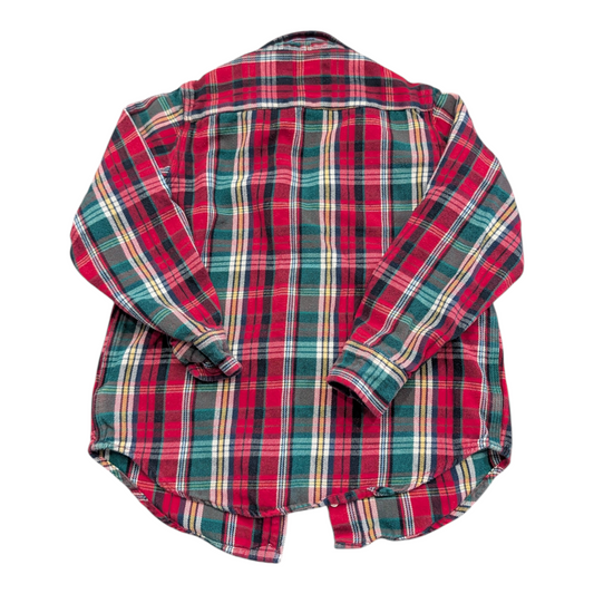 '90s Youth Polo by Ralph Lauren Red Plaid Longsleeve Button-up Flannel Shirt