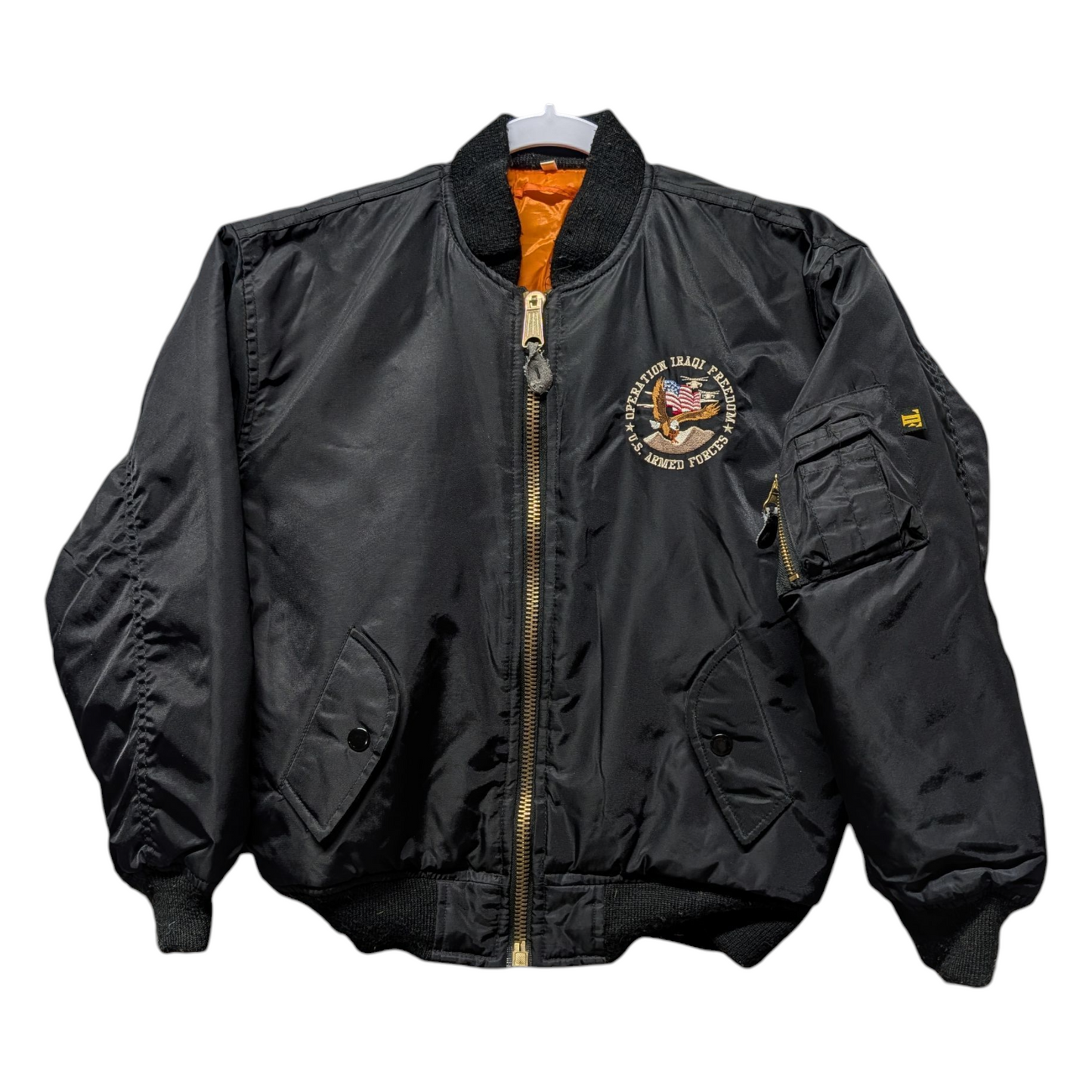 Y2K 2003 Operation Iraqi Freedom Armed Forces Bomber Jacket