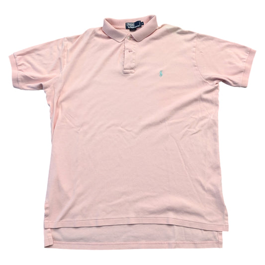 90s/Y2K Pink Ralph Lauren Polo Shirt