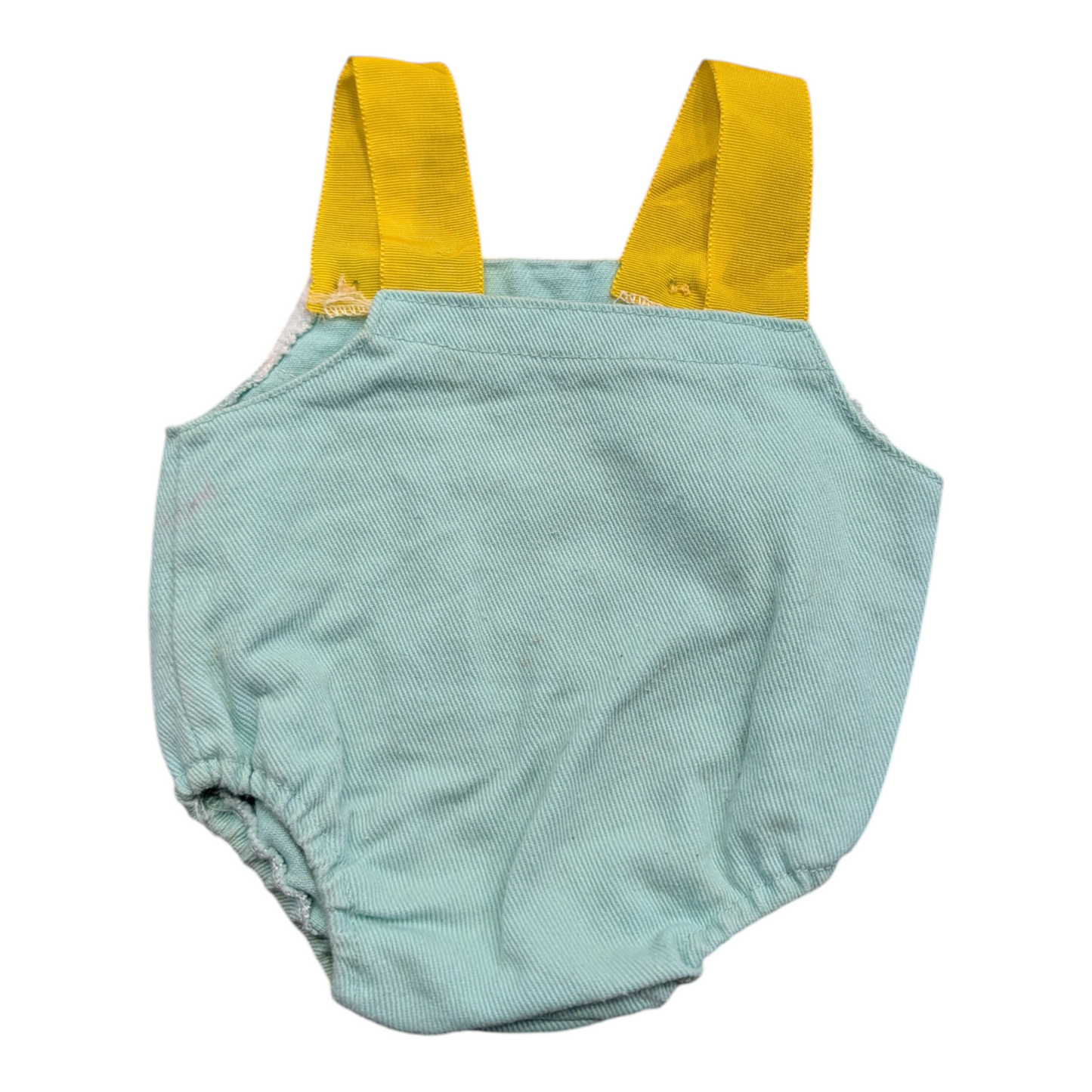 80's Baby Ducky Overalls One-Piece Shorts
