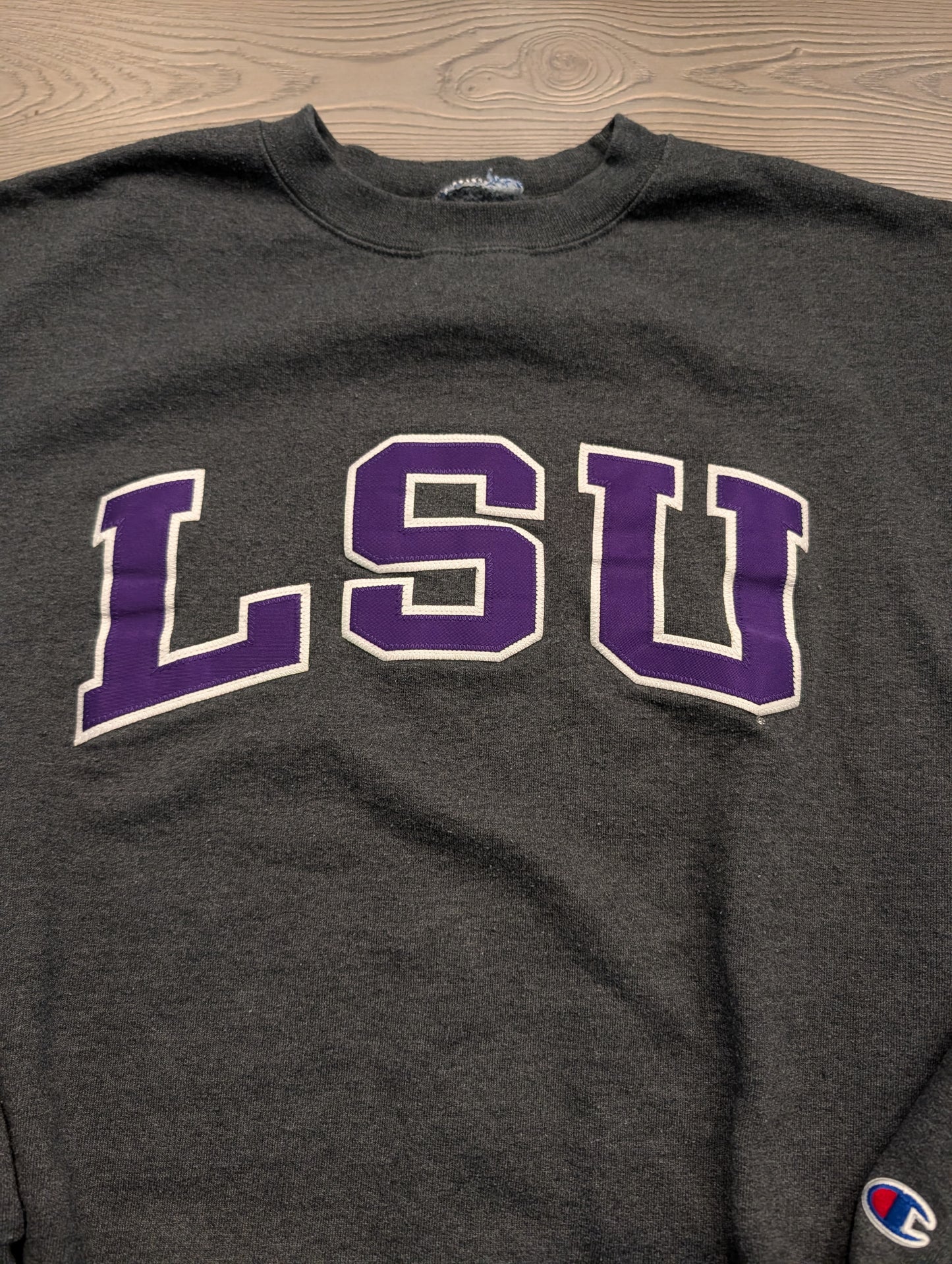 Y2K LSU Champion Crewneck Sweatshirt