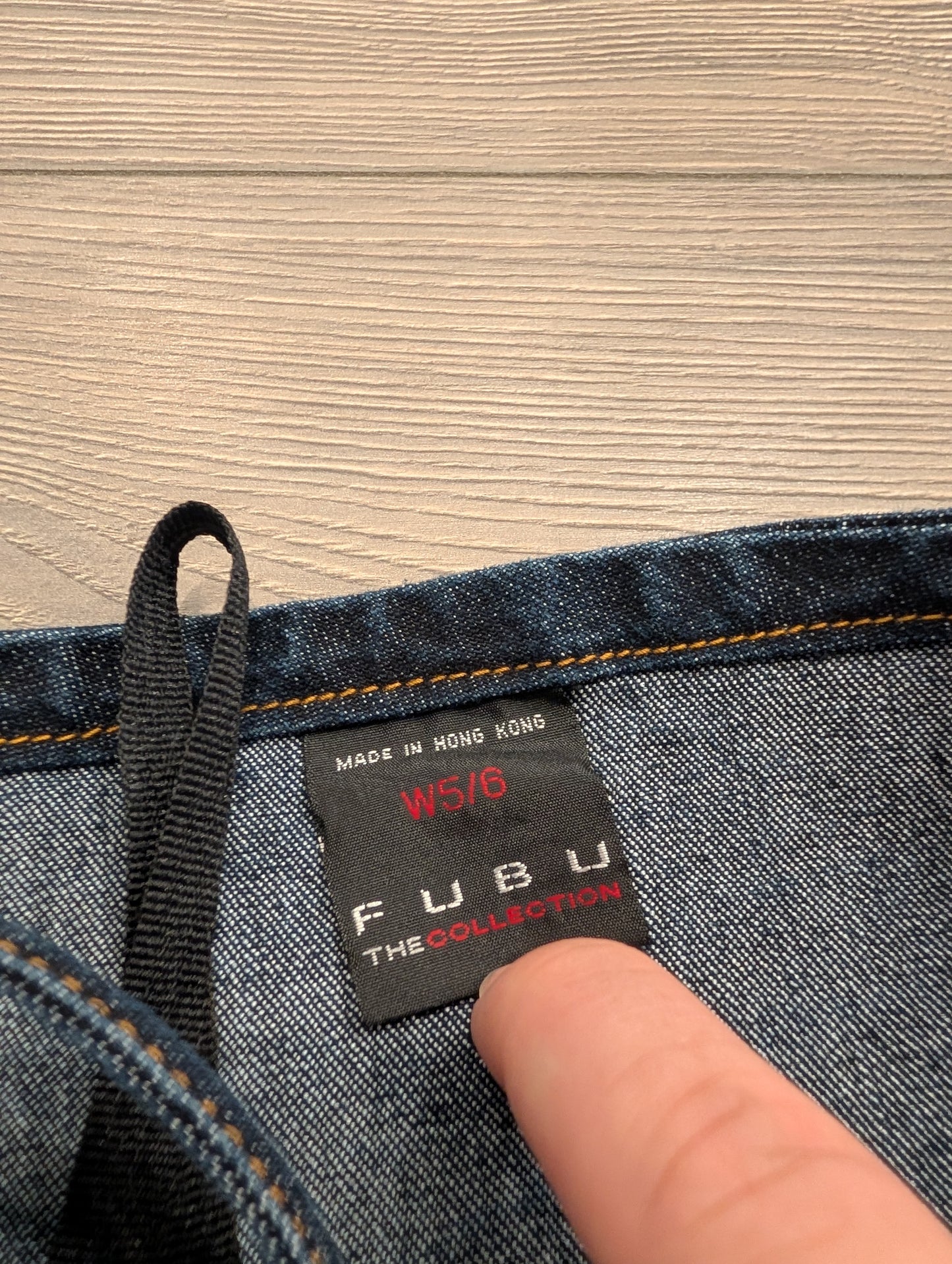 Y2K Women's FUBU Denim Fitted Dress