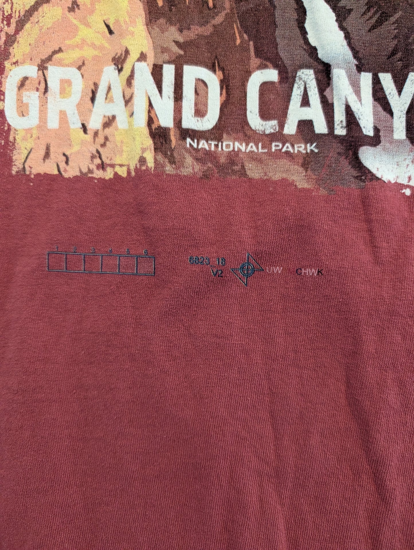 Mid 200's Grand Canyon The Mountain Test print Tee shirt