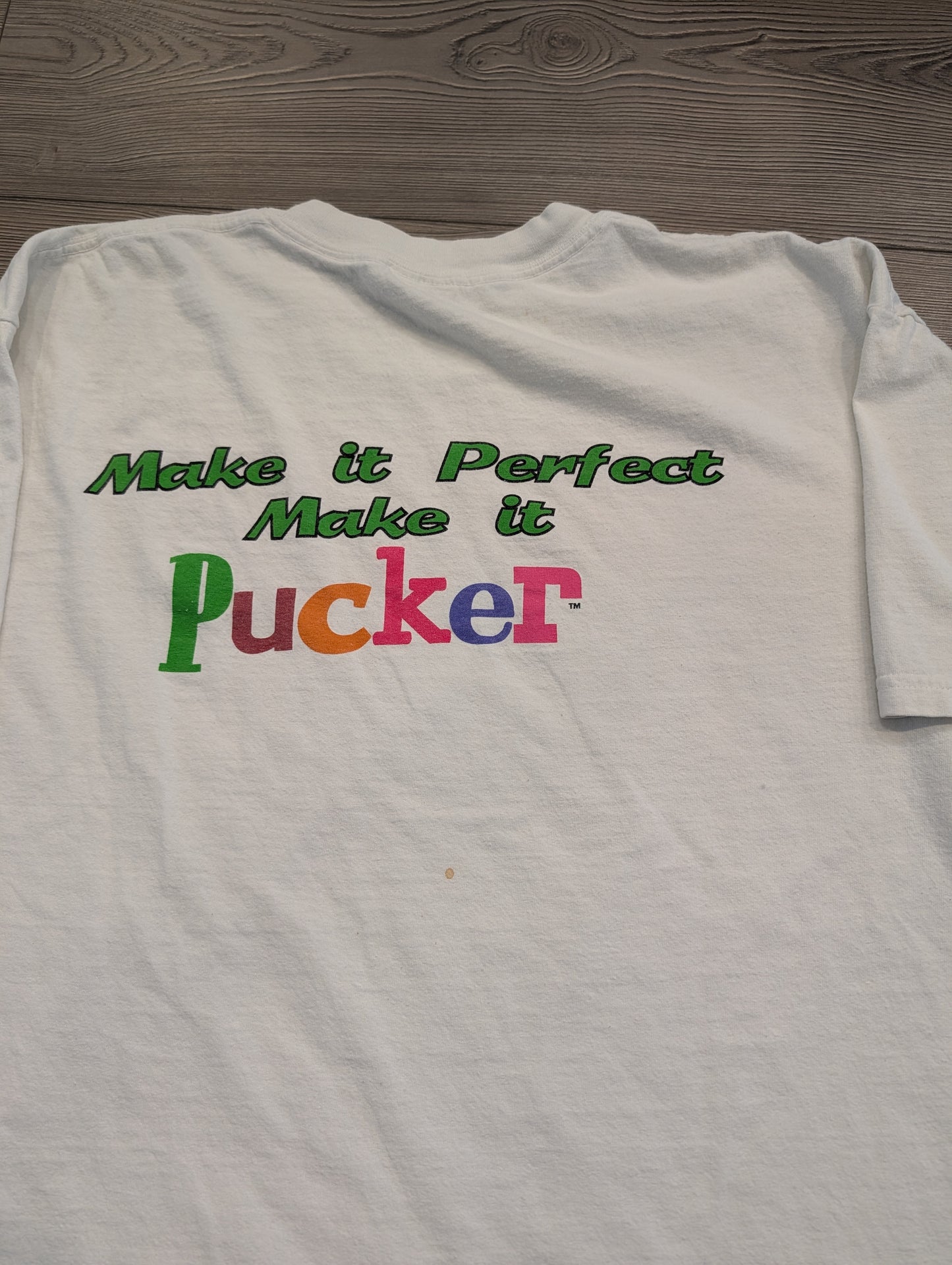 90's Dekuyper Sour Apple Pucker Promo T shirt