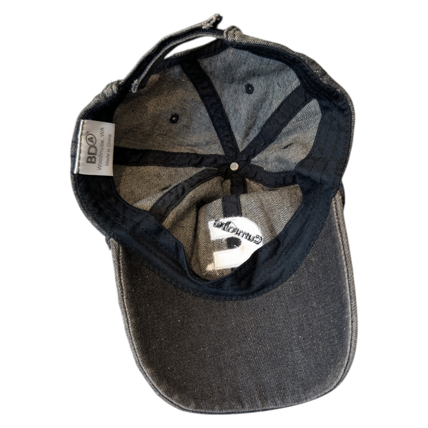 Mid 2000s Cummins Denim Ball Cap with Textured Brim