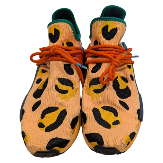 2022 Adidas NMD Hu Pharrell Animal Print Amber Sneakers