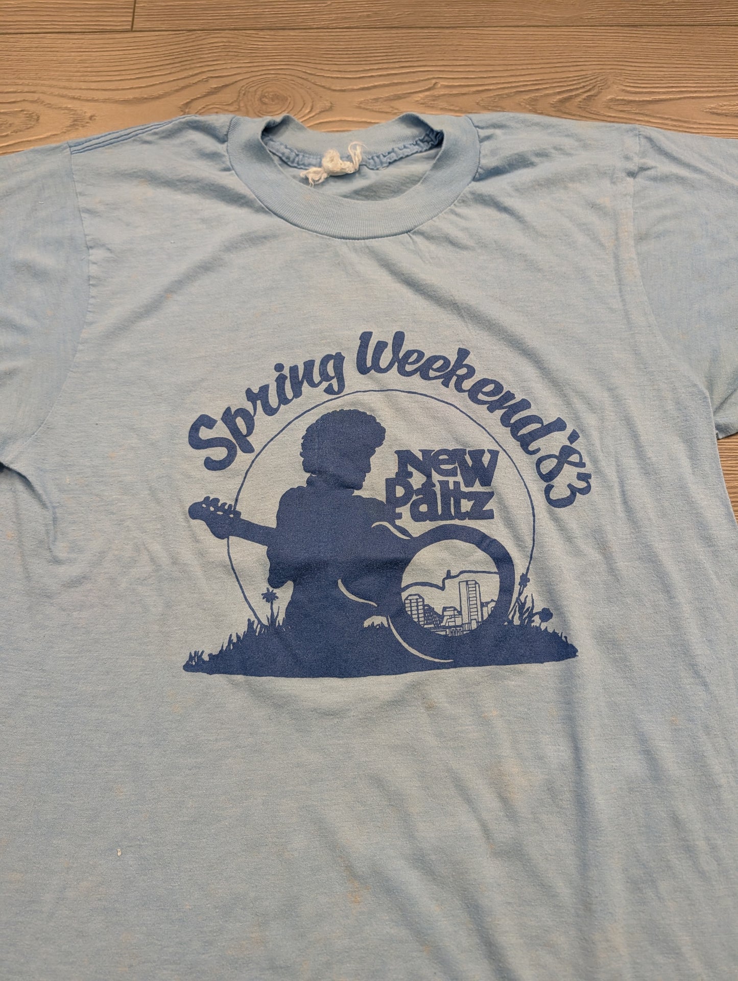 1983 New Paltz Spring Weekend Music Festival t shirt