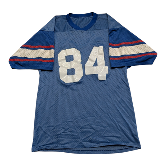 '80s Generic Red, White and Blue Football Jersey