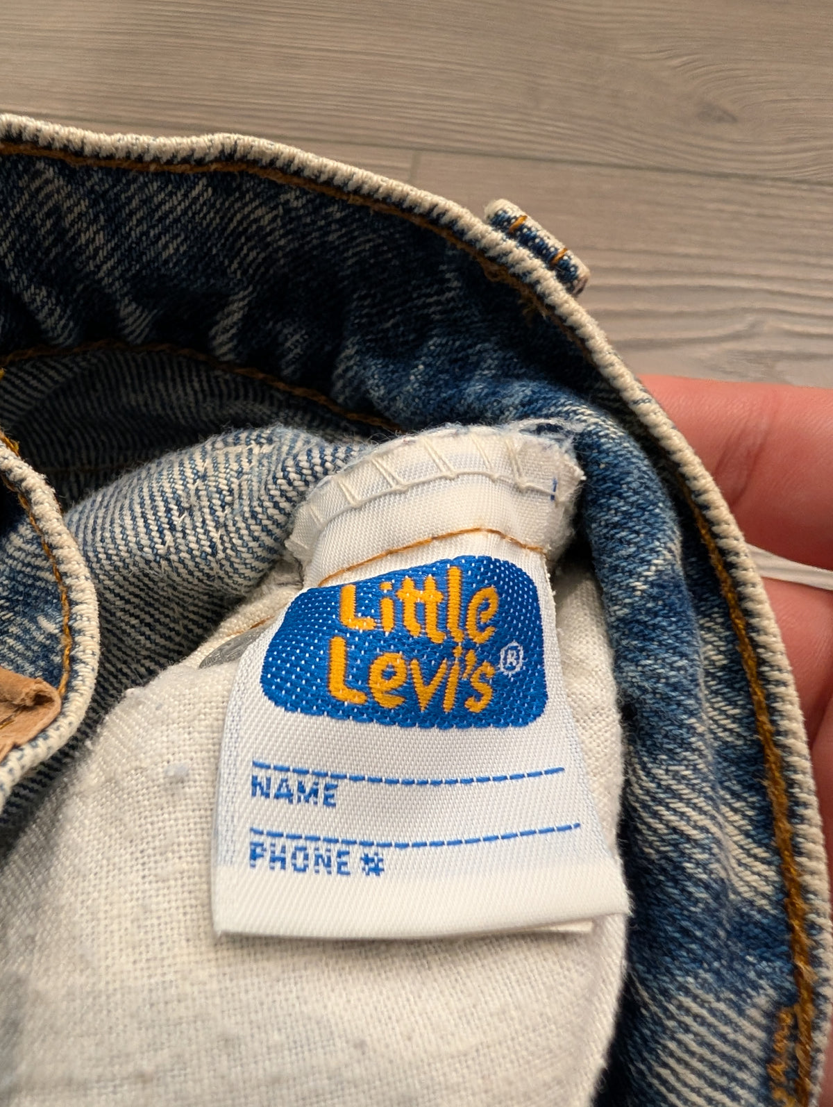 80s Youth Levis Acid Washed Jean Shorts