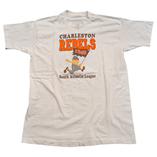 90's Charleston Rebels South Atlantic League T shirt