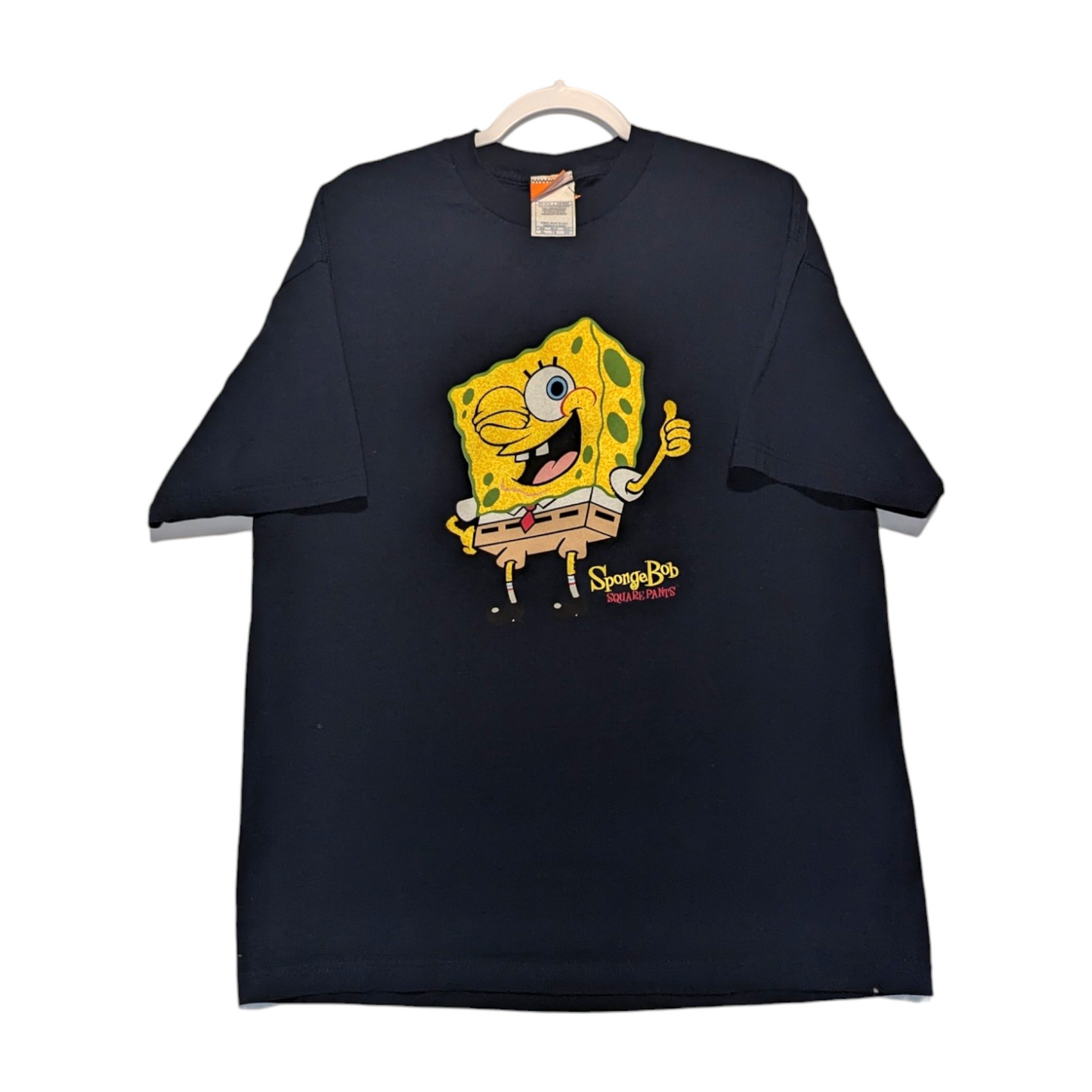 2002 SpongeBob SquarePants Nickelodeon tv promo t shirt