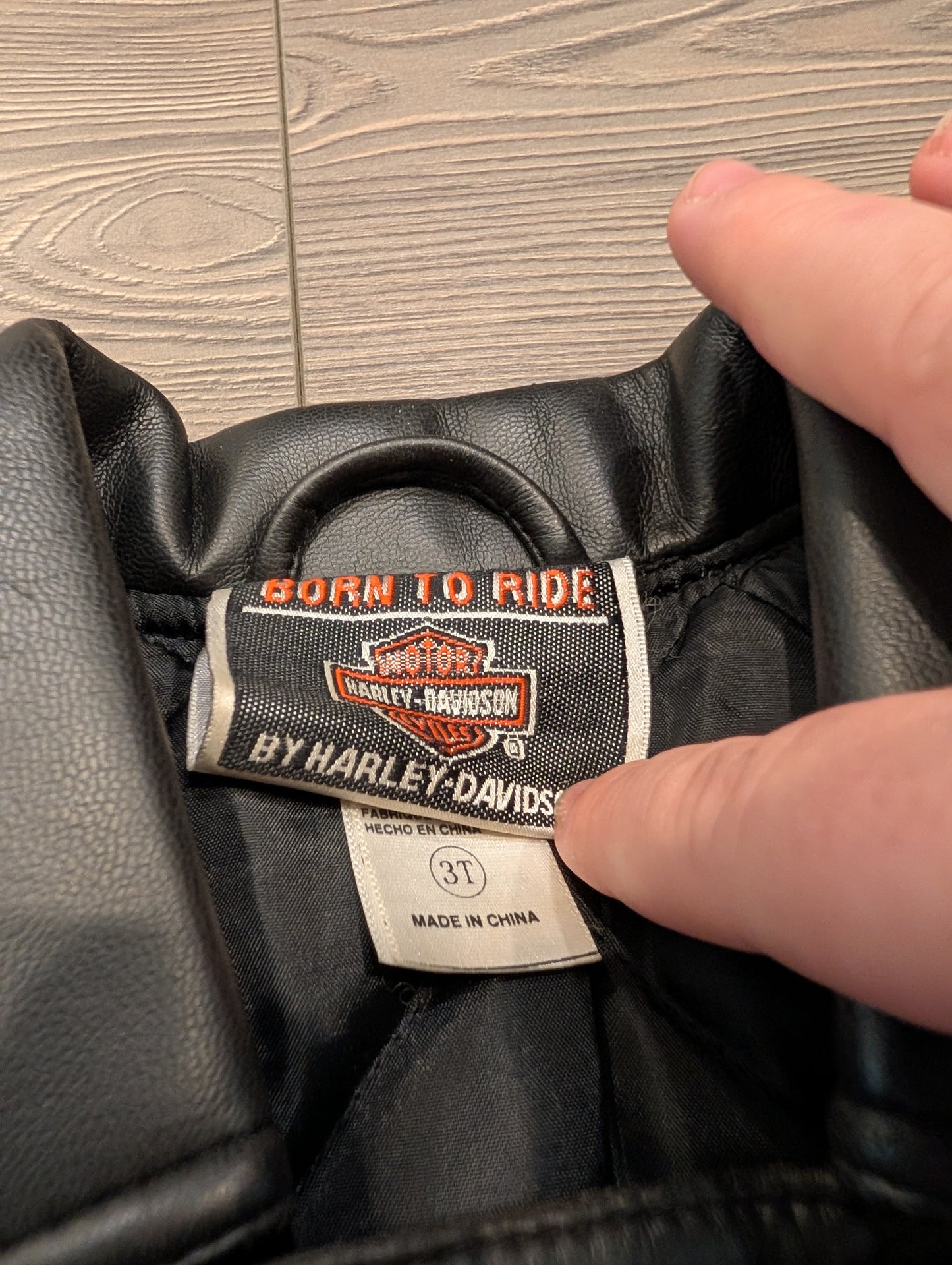 Y2K Youth Harley-Davidson Biker Jacket
