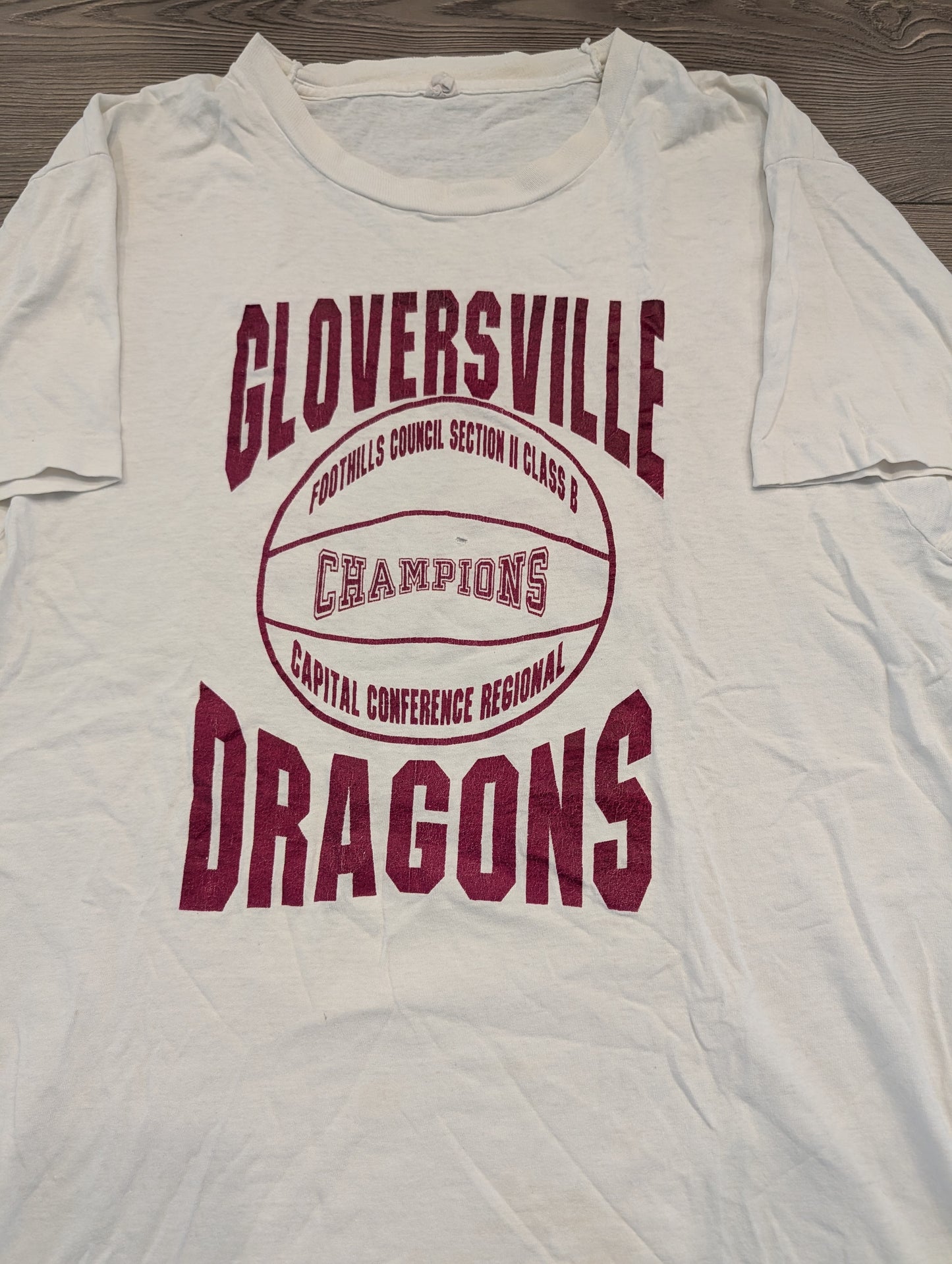 1989 Gloversville Dragons T shirt