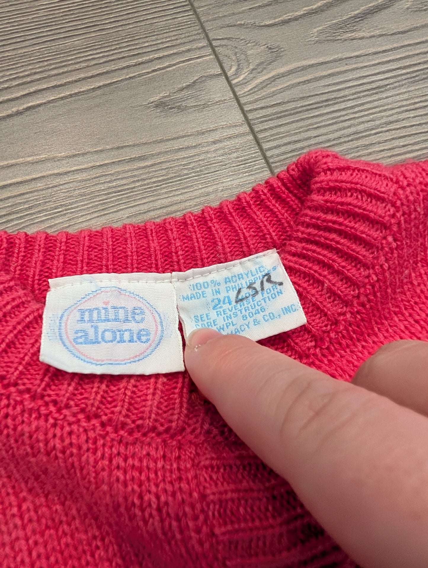 1980's Youth  Knit Easter Sweater